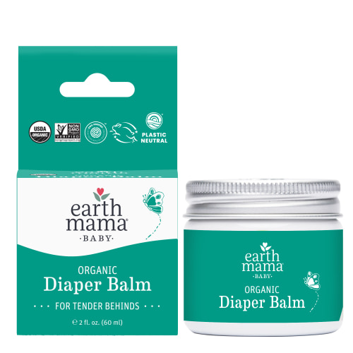 Earth Mama Organic Diaper Balm, Diaper Cream for Newborns, Infants, & Toddlers, 2 fl oz.