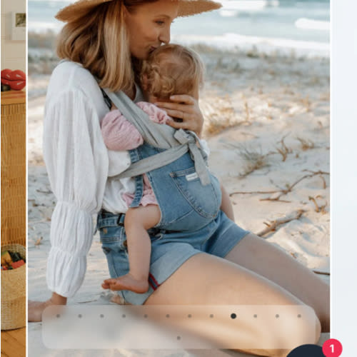 the classic shortie mumsie baby carrier overalls – the mumsie
