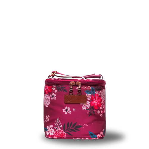 Cold Gold Breastmilk Cooler Bag Ice Pack Included Berry Bloom Leakproof and Insulated Storage – Sarah Wells Bags