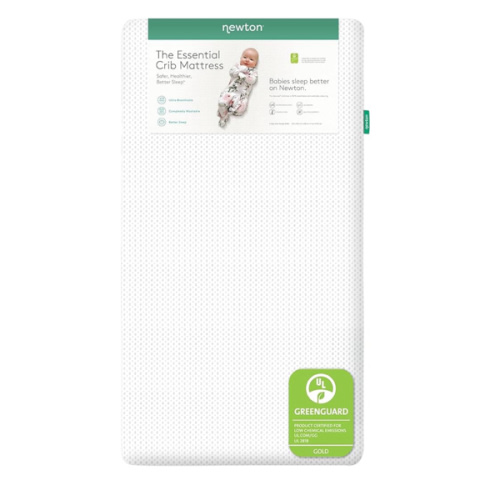 Newton Baby Essential Crib Mattress - Safe, Ultra-Breathable & Machine Washable Infant Crib Mattress, Removable Cover, Thick Cushion - White