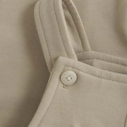 Babys Soft Organic Cotton Overalls, Irish Cream - HutteliHut | Maisonette