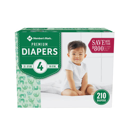 Member's Mark Premium Baby Diapers, Sizes: Newborn - 7 - Sam's Club