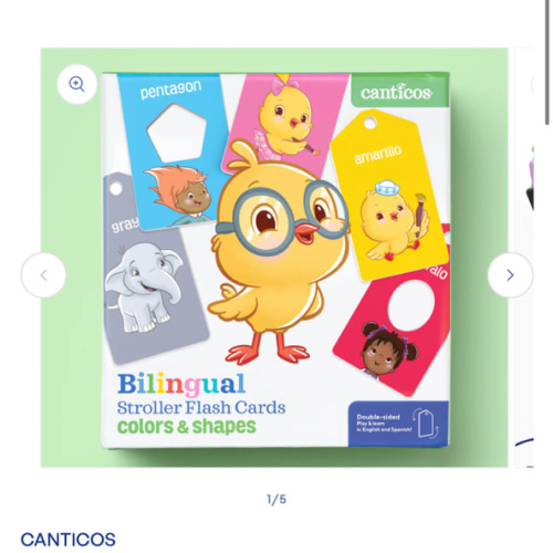 Bilingual Stroller Flash Cards: Colors & Shapes – Encantos