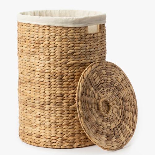 Round Water Hyacinth Basket