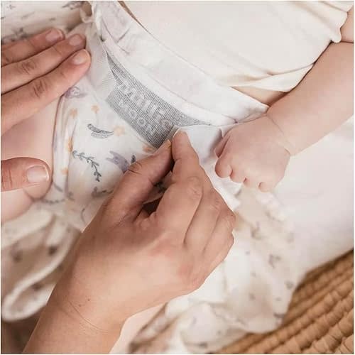 Millie Moon Luxury Diapers - Size N (96 Count), White