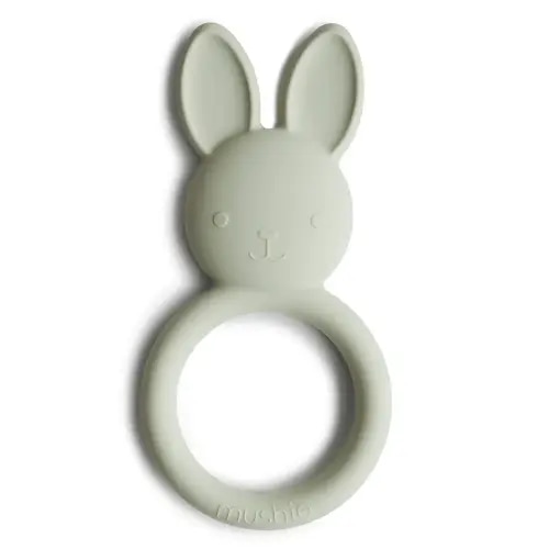 mushie Silicone Baby Teether Toy | Bunny
