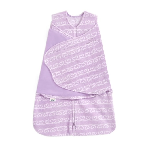 Heartline Micro-Fleece Newborn Swaddle | HALO
