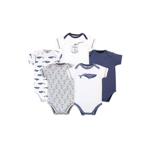 Organic Cotton Bodysuits, 3-6M