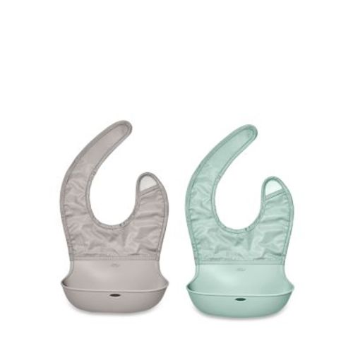 Tot Roll-Up Bibs, 2 Pack - Opal & Drizzle