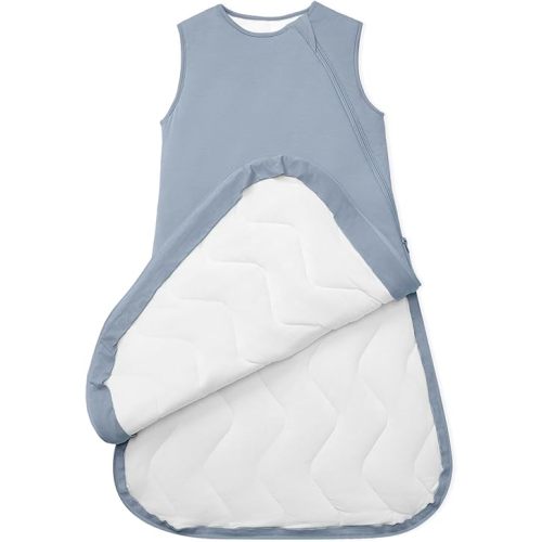 Quilted Supersoft Sleep Sack, 2.5 TOG Premium Bamboo Viscose Warm Baby Sleeping Bag, Thick Babies Wearable Blanket