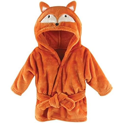 Hudson Baby Unisex Baby Plush Animal Face Bathrobe