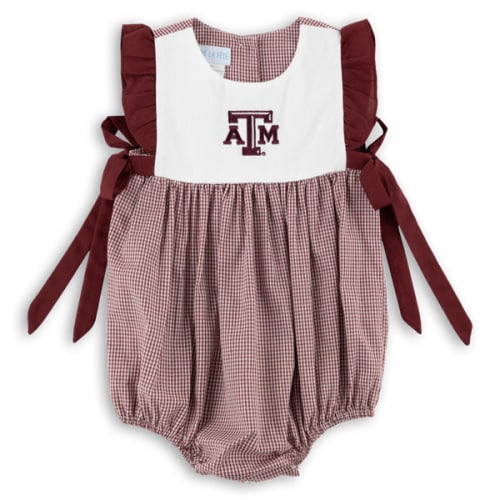 Texas A&M Infant Bessie Embroidered Bubble Bodysuit