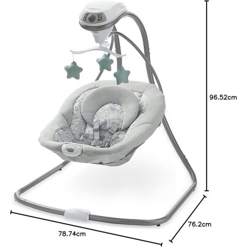 Graco Simple Sway Swing, Ivy - Base