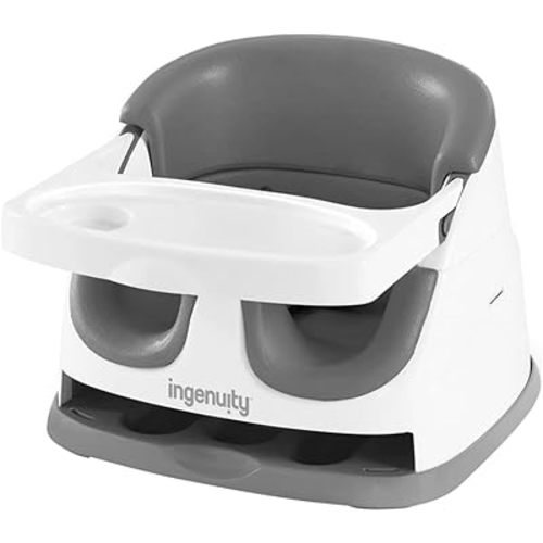 Ingenuity Baby Base 2-in-1 Seat - Slate - Booster Feeding Seat