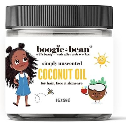 Coconut Oil for Baby Hair and Skin, Unscented Natural NON GMO Kosher Baby Oil, Coconut Oil for Kids and Infants