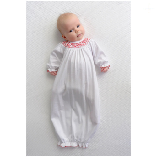 Sweetly Smocked Greeting Gown (Girl) - 3/6 months