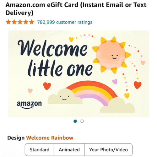 Amazon.com: Amazon eGift Card - Welcome Rainbow: Gift Cards