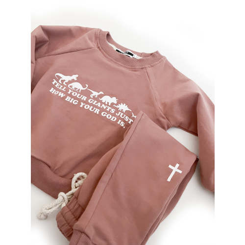 LAST CHANCE*** Tell Your Giants Dino 2 Piece Sweatsuit