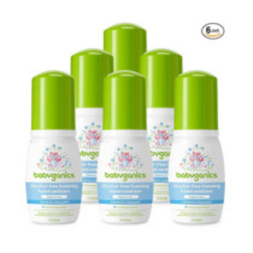 Babyganics Alcohol-Free Foaming Hand Sanitizer, Travel Size, Fragrance Free