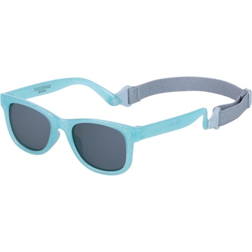 COCOSAND Flexible Polarized Baby Sunglasses with Strap for Newborn Infant Boys Girls Age 0-24 Months