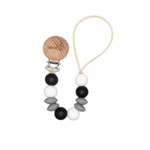 Ninni Co Pacifier Clip - Cookies and Cream