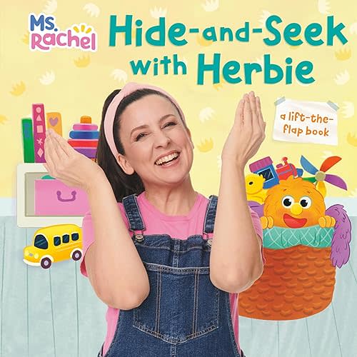 Hide and Seek with Herbie (Ms. Rachel) (Books by Ms. Rachel) Board book – Lift the flap, May 6, 2025