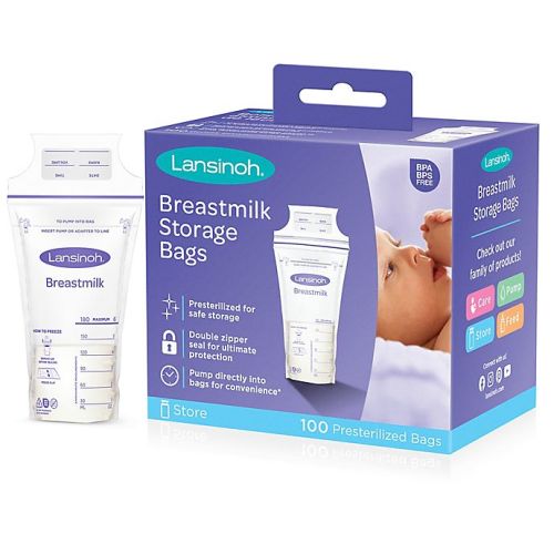 Lansinoh® 100-Count Breastmilk Storage Bags