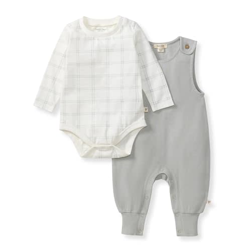 Burt's Bees Baby baby-boys Jumpsuit, 100% Organic Cotton One-piece Short Sleeve, Long Sleeve Coverall