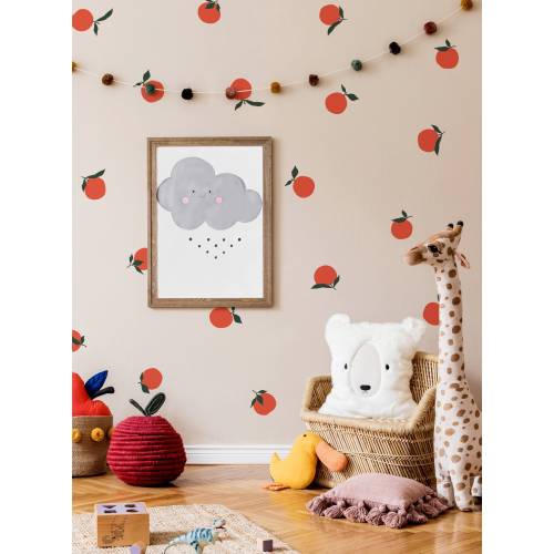 Orange Fruit Wall Decal