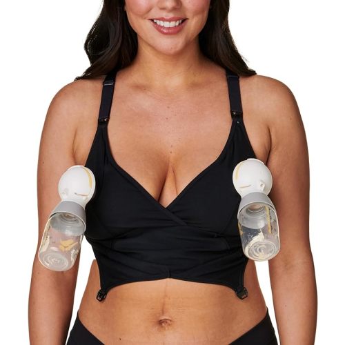 Bravado Designs 2-in-1 Pumping & Nursing Bra Hands Free for Maternity & Breastfeeding