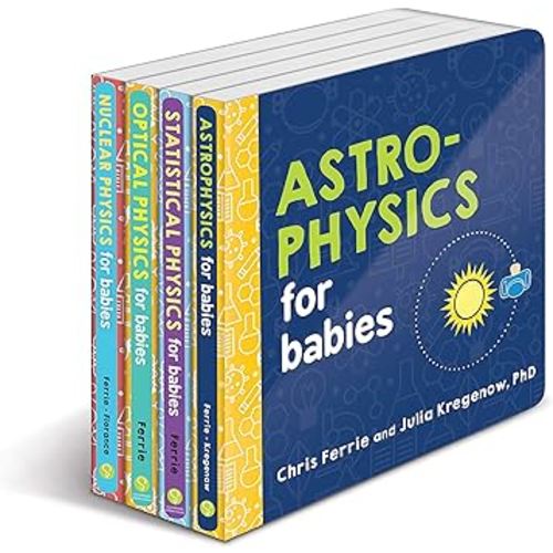 Baby University 4-Book Physics Set: Explore Astrophysics, Nuclear Physics and More with this Ultimate STEM Gift for Kids