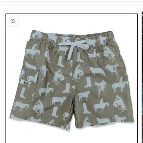 Rustic Roots Swim Trunks (Infant-Adult) – Cowkid Clothing Company
