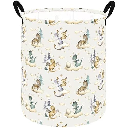 Large Laundry Basket Canvas Storage Bins Baby Nursery Hamper for Boys and Girls Toy Box Gift Baskets for Home,Office,Home Decor