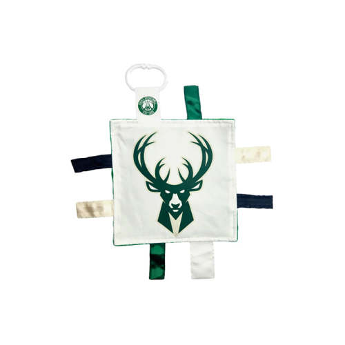 Baby Jack & Company Milwaukee Bucks Icon Logo Crinkle Sensory Learning Toy