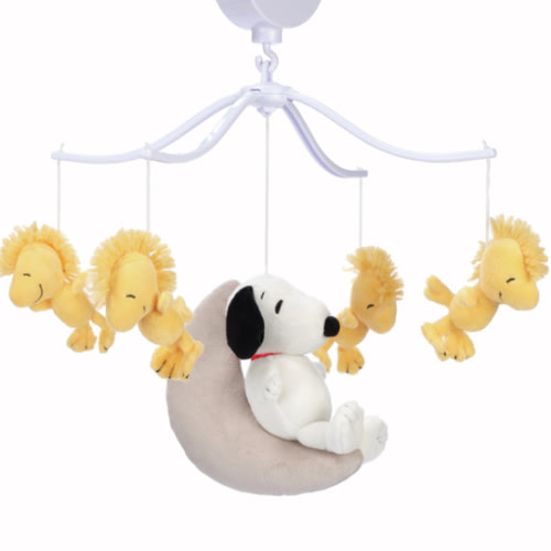 Lambs & Ivy Baby Crib Mobile - Snoopy