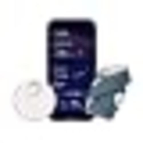 Owlet Dream Sock Smart Wearable Baby Monitor Tracks Heart Rate & Oxygen in Real Time Parents Receive Alerts, Sleep Insights & More via App - Bedtime Blue