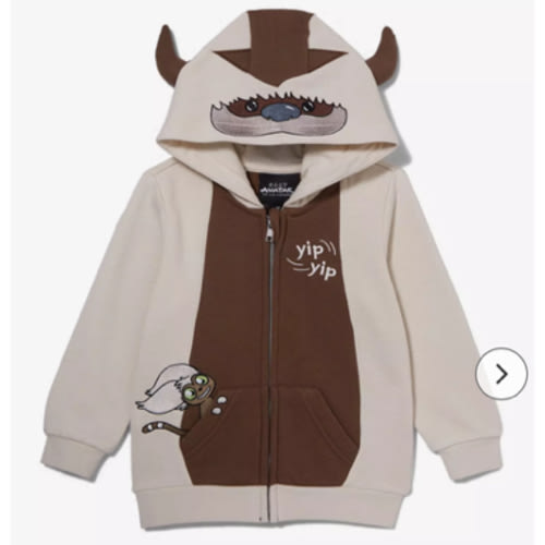 Avatar: The Last Airbender Appa Toddler Zippered Hoodie | BoxLunch