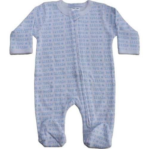 Baby Zipper Footie, Little Bro - Baby Steps | Maisonette