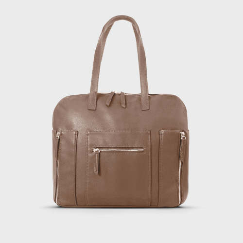 Chic Convertible Diaper Bag - Backpack to Tote - Best Designer Baby Bag - Vegan Leather - Hannah and Henry