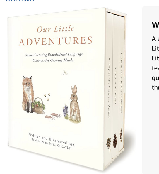 Our Little Adventures: Stories Featuring Foundational Language Concepts for Growing Minds (Tabitha Paige Children's Book Series)