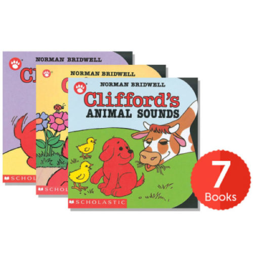 Clifford the Small Red Puppy Board Book Bundle (Pack of 7) by Norman Bridwell | The Scholastic Parent Store