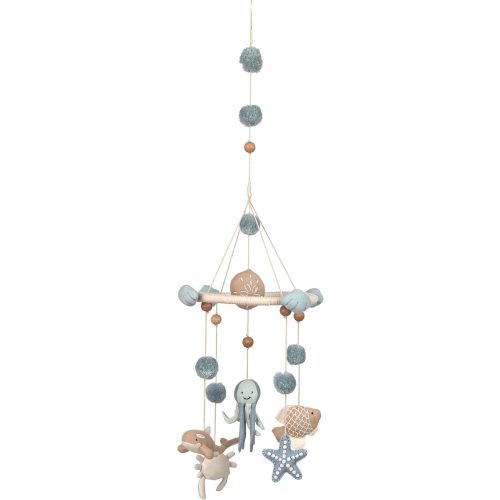 Crane Baby Mobile for Crib, Sea Life Theme, Nursery Décor for Boys and Girls, 9" x 30", Ocean Nursery Decor, Nursery Mobiles, Jungle Nursery Decor, Nursery Essentials, Baby Crib Mobile