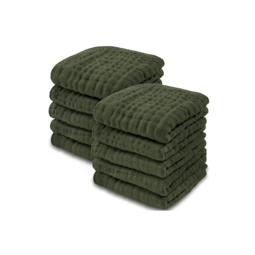 Muslin Washcloths - Pack of 10