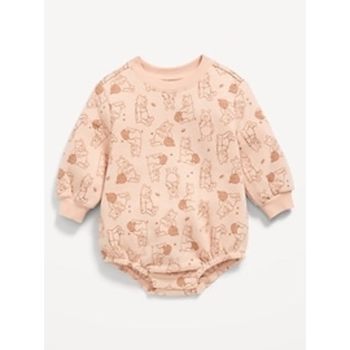 Disney© Long-Sleeve Fleece One-Piece Romper for Baby | Old Navy