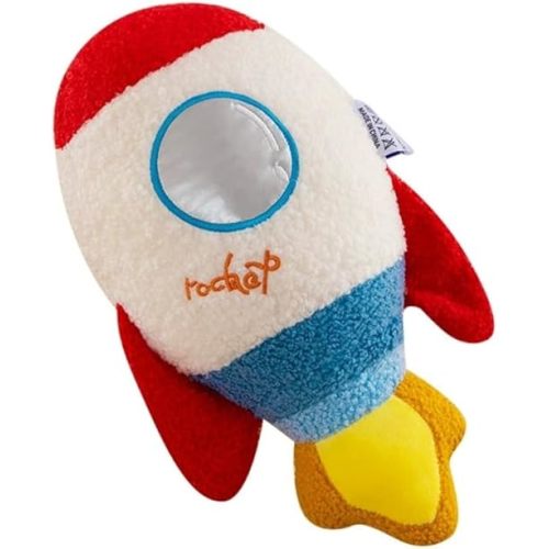 13.7 inch Rocket Shape Plush Toys Pillow, Rocket Ship Stuffed Plush Doll,Living Room Sofa Bedroom Decorative Children's Birthday Gift