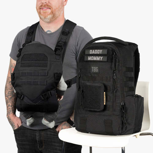 Daypack Diaper Bag & Baby Carrier Bundle - Durable, Versatile Gear – Tactical Baby Gear