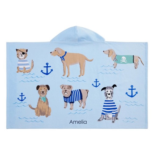 Salty Dog Beach Hooded Towel