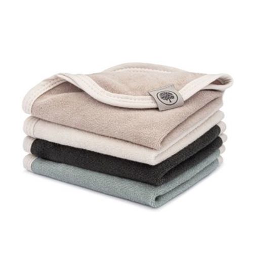 Parker Baby Co. Terry Baby Washcloths (4 Pack) - Rain Set