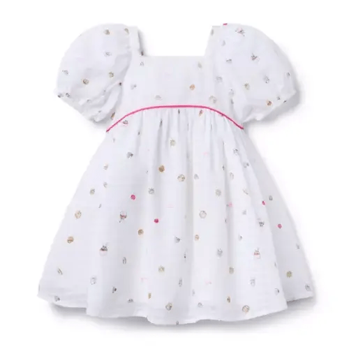 Girl White Treats Milk Bar x Janie and Jack Just Desserts Dress by Janie and Jack