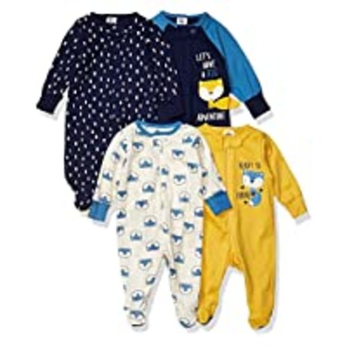 Amazon.com: Gerber baby-boys 4 Pack Sleep 'N Play Footie: Clothing, Shoes & Jewelry